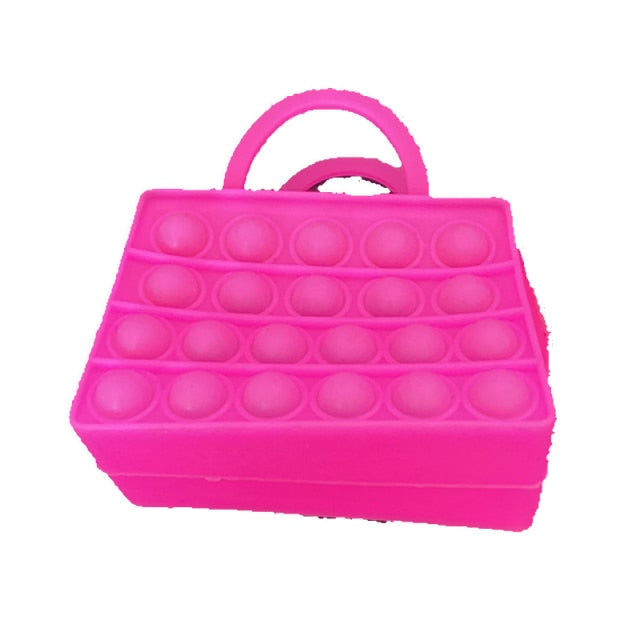 New Pop It Push Bubble Fidget Toys Pencil Case Children Stress Relief Squeeze Toy Antistress Popit Soft Squishy Kids Toys Gifts