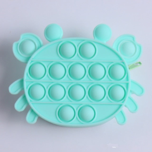 New Pop It Push Bubble Fidget Toys Pencil Case Children Stress Relief Squeeze Toy Antistress Popit Soft Squishy Kids Toys Gifts