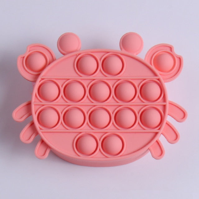 New Pop It Push Bubble Fidget Toys Pencil Case Children Stress Relief Squeeze Toy Antistress Popit Soft Squishy Kids Toys Gifts