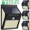 3Mode Waterproof 230 LED Solar Motion Sensor Lights Outdoor Sunlight Solar Powered Street Wall Lamp for Garden Decoration 1-4pcs