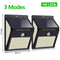 3Mode Waterproof 230 LED Solar Motion Sensor Lights Outdoor Sunlight Solar Powered Street Wall Lamp for Garden Decoration 1-4pcs