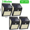 3Mode Waterproof 230 LED Solar Motion Sensor Lights Outdoor Sunlight Solar Powered Street Wall Lamp for Garden Decoration 1-4pcs