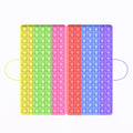 Big Size 40CM 50CM Rainbow Square Push Bubble Fidget Toys Adult Stress Relief Toy Antistress Squeeze Gift 20CM 30CM XL XXL XXXL