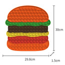 Big Size 40CM 50CM Rainbow Square Push Bubble Fidget Toys Adult Stress Relief Toy Antistress Squeeze Gift 20CM 30CM XL XXL XXXL