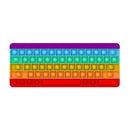 Big Size 40CM 50CM Rainbow Square Push Bubble Fidget Toys Adult Stress Relief Toy Antistress Squeeze Gift 20CM 30CM XL XXL XXXL