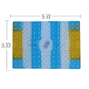 Big Size 40CM 50CM Rainbow Square Push Bubble Fidget Toys Adult Stress Relief Toy Antistress Squeeze Gift 20CM 30CM XL XXL XXXL