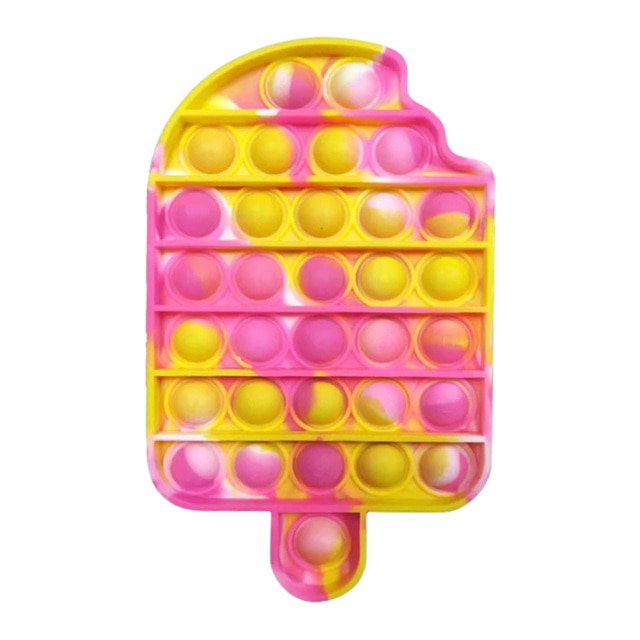 Rainbow Bubble Sensory Fidget Toy for Autisim Educational Autism Anti-stress Game Stress Relief Squishy Toys for Kids Adults