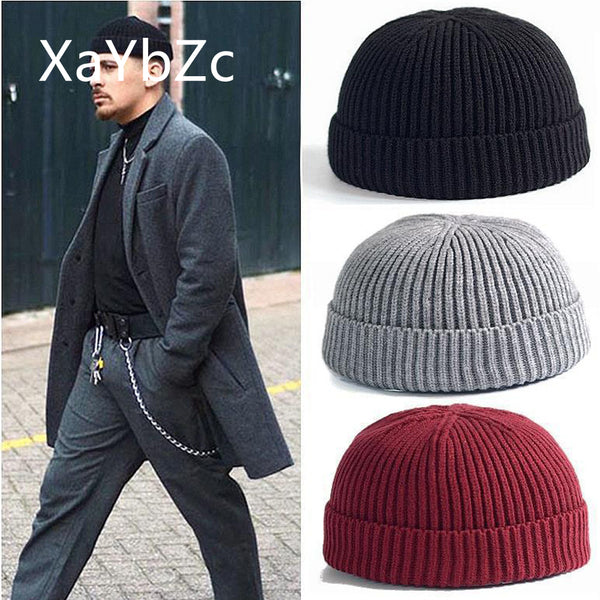 Winter Warm Beanies Casual Short Thread Hip Hop Hat Adult Men Beanie Female Wool Knitted Beanie SkullCap Elastic Hats Unisex