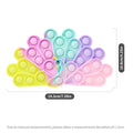 Fruit Animal Simple Fidget Toy Push Bubble Sensory Stress Sensory Toy Relief Funny Anti-stress Hand Toys for Adult Children