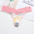 Voplidia Women's Panties Underwear Women Plus Size Sexy Lace Lingerie Panty Thongs G String Tanga T-back Seamless Female PM052