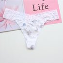 Voplidia Women's Panties Underwear Women Plus Size Sexy Lace Lingerie Panty Thongs G String Tanga T-back Seamless Female PM052