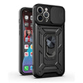 Slide Camera Lens Protect Phone Case for iPhone 13 11 12 Pro Max Mini XS Max XR X 7 8 Plus SE Military Grade Bumpers Armor Cover