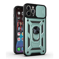 Slide Camera Lens Protect Phone Case for iPhone 13 11 12 Pro Max Mini XS Max XR X 7 8 Plus SE Military Grade Bumpers Armor Cover