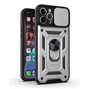 Slide Camera Lens Protect Phone Case for iPhone 13 11 12 Pro Max Mini XS Max XR X 7 8 Plus SE Military Grade Bumpers Armor Cover