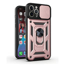 Slide Camera Lens Protect Phone Case for iPhone 13 11 12 Pro Max Mini XS Max XR X 7 8 Plus SE Military Grade Bumpers Armor Cover