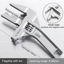 Multi-function Adjustable Wrench Aluminium Alloy large Open Wrench Universal Spanner Repair Tool for Water Pipe Screw Bathroom