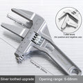 Multi-function Adjustable Wrench Aluminium Alloy large Open Wrench Universal Spanner Repair Tool for Water Pipe Screw Bathroom