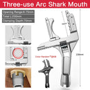 Multi-function Adjustable Wrench Aluminium Alloy large Open Wrench Universal Spanner Repair Tool for Water Pipe Screw Bathroom