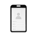 1 Pcs Aluminum Alloy Card Cover Case Bank Business Work Card Holder with ABS Retractable Badge Reel Credit ID Card Badge Bag