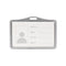 1 Pcs Aluminum Alloy Card Cover Case Bank Business Work Card Holder with ABS Retractable Badge Reel Credit ID Card Badge Bag