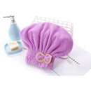 Microfibre Quick Hair Drying Bath Towel Spa Bowknot Wrap Towel Cap Bathroom Accessories Bonnets For Women Designer Shower Cap