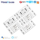 Mouehouse DIY Bluetooth Wi-Fi Smart Light Switch  Timer Smart Life APP Wireless Remote Control Works with Alexa Google Home