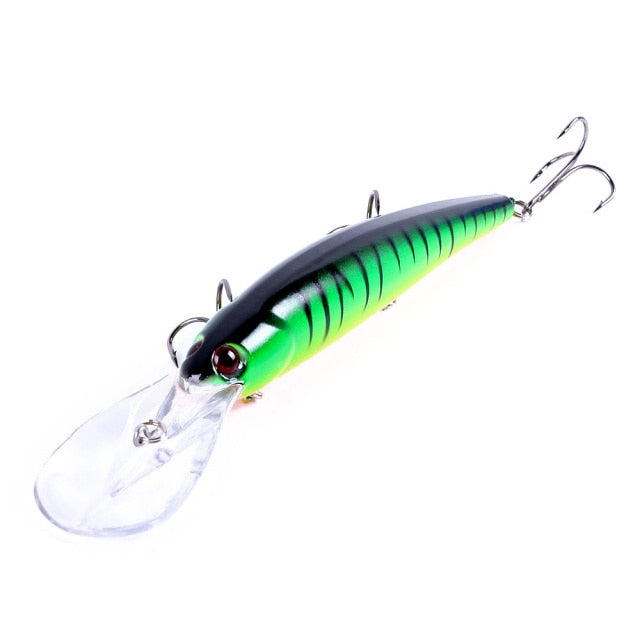 Hengjia 1pcs 16cm 20g Deep Diving Large Minnow Wobbler Lure Artificial Hard Bait Crankbait Bass Pike Perch Fishing Tackle