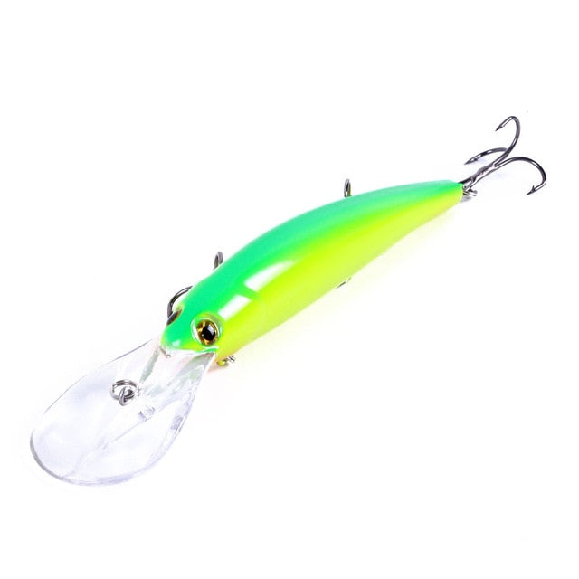 Hengjia 1pcs 16cm 20g Deep Diving Large Minnow Wobbler Lure Artificial Hard Bait Crankbait Bass Pike Perch Fishing Tackle
