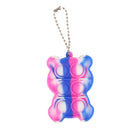 Cheap Mini Push Bubble Sensory Fidget Toys Keychain Simple Dimple Squishy Anti Stress Reliever For Adult Kids Popite Fidget Toy
