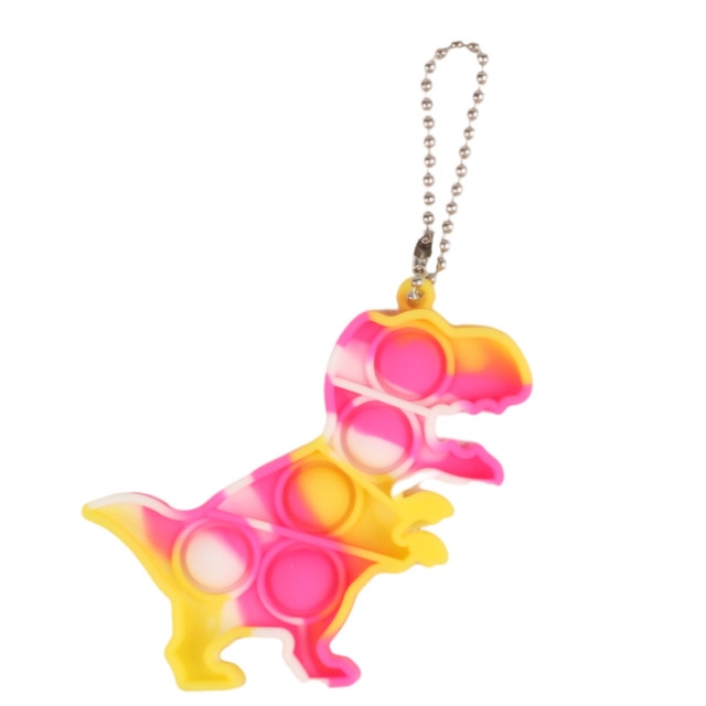 Cheap Mini Push Bubble Sensory Fidget Toys Keychain Simple Dimple Squishy Anti Stress Reliever For Adult Kids Popite Fidget Toy