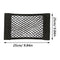 Car Back Rear Trunk Storage Net Seat Elastic String Net Magic Sticker Mesh Storage Bag Pocket Cage Auto Organizer Seat Back Bag