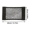 Car Back Rear Trunk Storage Net Seat Elastic String Net Magic Sticker Mesh Storage Bag Pocket Cage Auto Organizer Seat Back Bag