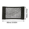 Car Back Rear Trunk Storage Net Seat Elastic String Net Magic Sticker Mesh Storage Bag Pocket Cage Auto Organizer Seat Back Bag