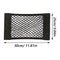 Car Back Rear Trunk Storage Net Seat Elastic String Net Magic Sticker Mesh Storage Bag Pocket Cage Auto Organizer Seat Back Bag