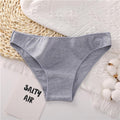 2021 Cotton Women's Panties Comfortable Underwear Low Waist Solid Color Briefs Plus Size Female Underpant Panty Lingerie XXL