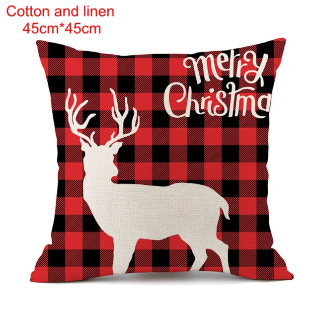 45cm Christmas Pillowcase Christmas Decorations for Home New Year Christmas Home Decorations Christmas Gift Natale Navidad 2021
