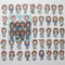 Mohamm 40 Sheets/1 Box Sticker Mini Multi Colors PET Kawaii Girl Cartoon Decoration Scrapbooking Stationery School Supplies