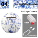 Mini Air Humidifier Ultrasonic USB Aroma Diffuser Wood Grain LED Night Light Electric Essential Oil Diffuser Aromatherapy Home