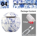 Mini Air Humidifier Ultrasonic USB Aroma Diffuser Wood Grain LED Night Light Electric Essential Oil Diffuser Aromatherapy Home