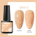 6ml Yogurt Gel Nail Polish Semi Permanent Solid Jelly Eggshell Gel Polish Lamp Opal Varnish Soak Off Nail Art Manicure Top Coat