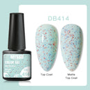 6ml Yogurt Gel Nail Polish Semi Permanent Solid Jelly Eggshell Gel Polish Lamp Opal Varnish Soak Off Nail Art Manicure Top Coat