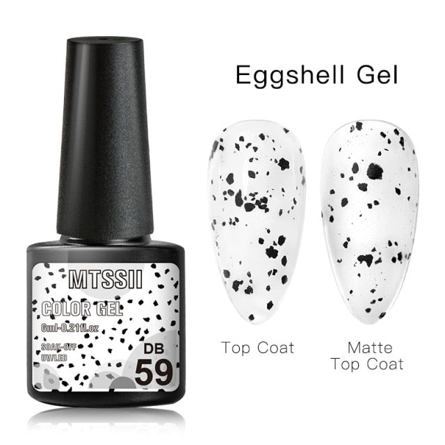 6ml Yogurt Gel Nail Polish Semi Permanent Solid Jelly Eggshell Gel Polish Lamp Opal Varnish Soak Off Nail Art Manicure Top Coat