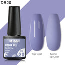 6ml Yogurt Gel Nail Polish Semi Permanent Solid Jelly Eggshell Gel Polish Lamp Opal Varnish Soak Off Nail Art Manicure Top Coat