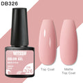 6ml Yogurt Gel Nail Polish Semi Permanent Solid Jelly Eggshell Gel Polish Lamp Opal Varnish Soak Off Nail Art Manicure Top Coat