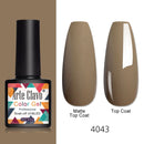 Arte Clavo 8ml Gel Nail Polish Nails Shiny Color Soak Off UV Gel Varnish Semi Permanant UV Gel Nail Art Need Led Lamp Top Coat