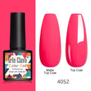 Arte Clavo 8ml Gel Nail Polish Nails Shiny Color Soak Off UV Gel Varnish Semi Permanant UV Gel Nail Art Need Led Lamp Top Coat