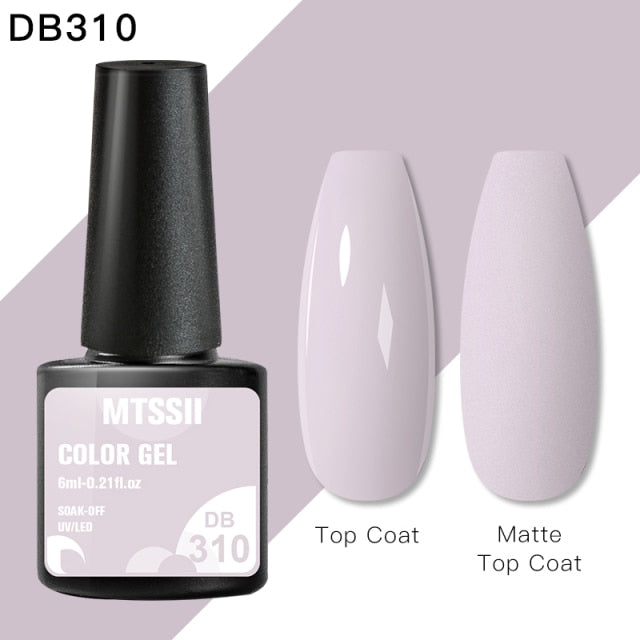Mtssii 6ml Reflective Glitter Gel Nail Polish 8Colors Sparkling Auroras Laser Nail Gel Semi Permanent Soak Off UV Gel Varnish