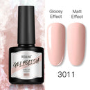 ROSALIND 8ml Gel Nail Polish Shiny Matte Effect Gel Polish For Manicure Nail Art Design Semi Permanent Painting Varnishes Gel