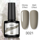 ROSALIND 8ml Gel Nail Polish Shiny Matte Effect Gel Polish For Manicure Nail Art Design Semi Permanent Painting Varnishes Gel