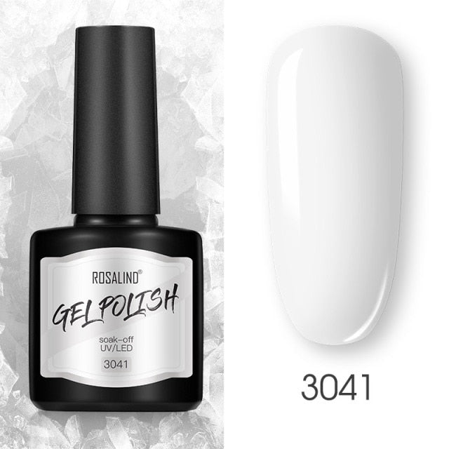 ROSALIND 8ml Gel Nail Polish Shiny Matte Effect Gel Polish For Manicure Nail Art Design Semi Permanent Painting Varnishes Gel